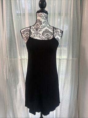 Forever 21 Black Mini Slip Dress